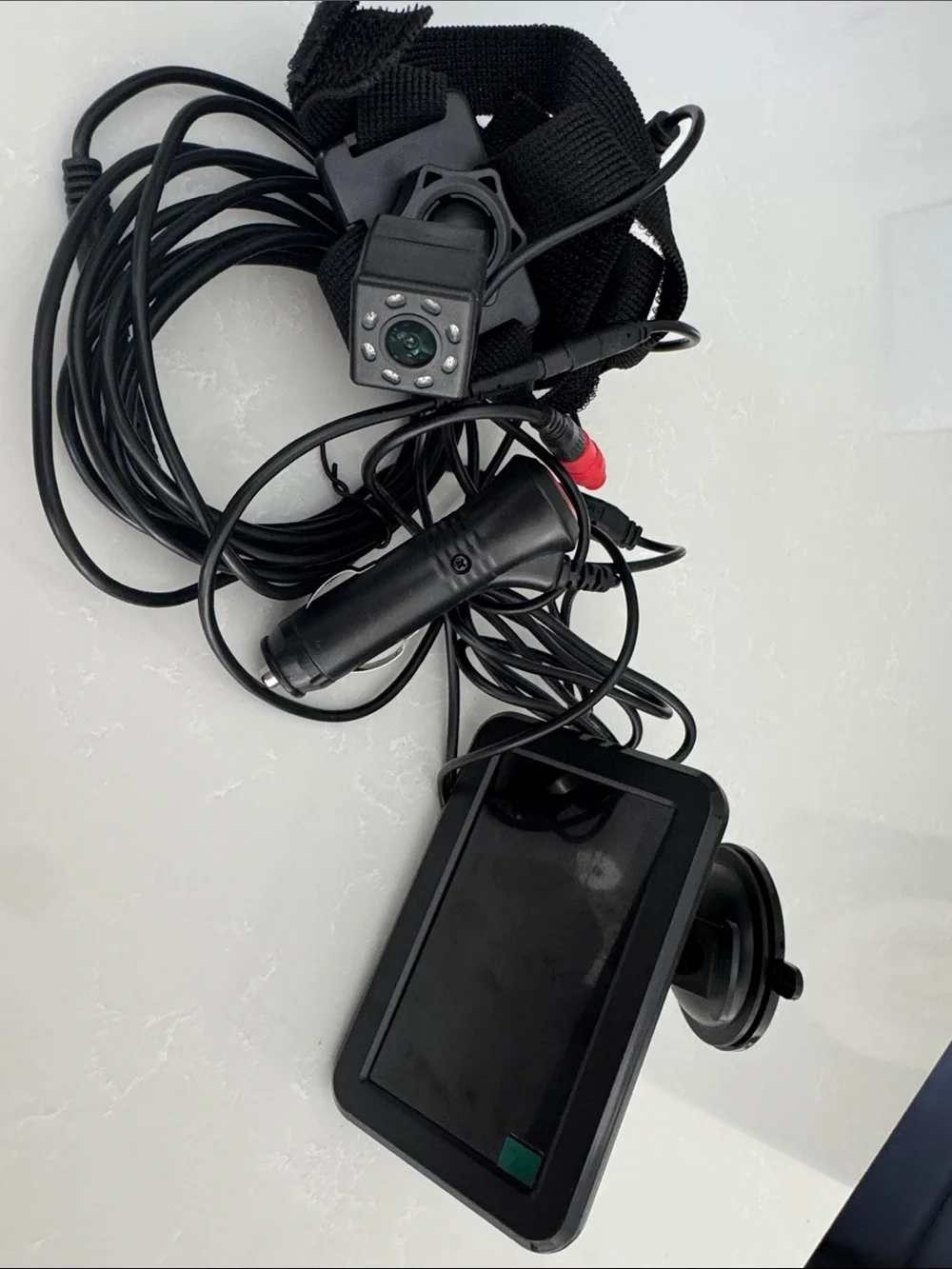 Baby Car Cam Compact Dash Camera with Suction Mount and Night Vision Camera